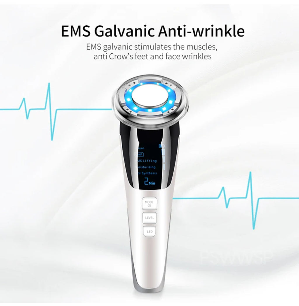 EMS Facial Massager Photon Light Therapy Skin Care Device