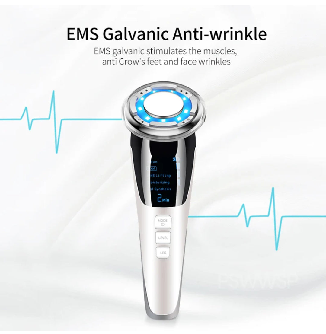 EMS Facial Massager Photon Light Therapy Skin Care Device