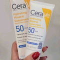 CeraVe Hydrating Mineral Sunscreen SPF 50 for Face | Lightweight Daily Sun Protection