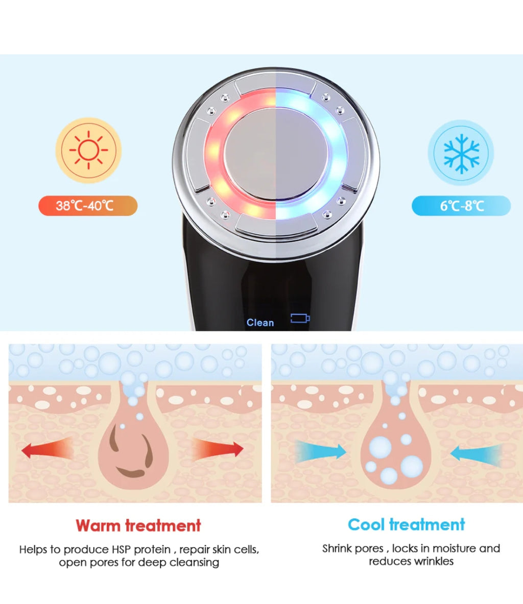 EMS Facial Massager Photon Light Therapy Skin Care Device