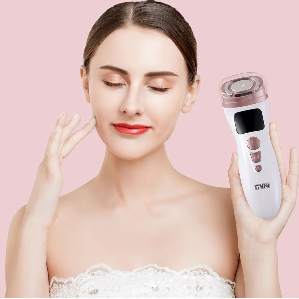 Mini HIFU Ultrasonic Machine EMS Microcurrent Facial Treatment