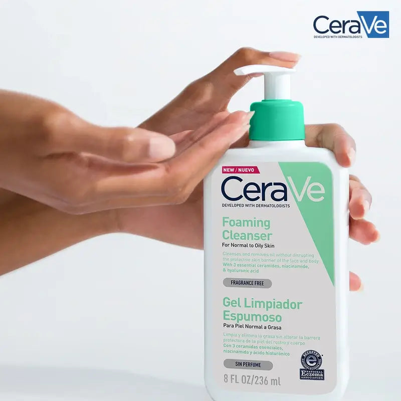 CeraVe Foaming Facial Cleanser for Oily Skin | Daily Oil Control Face Wash 100 present original