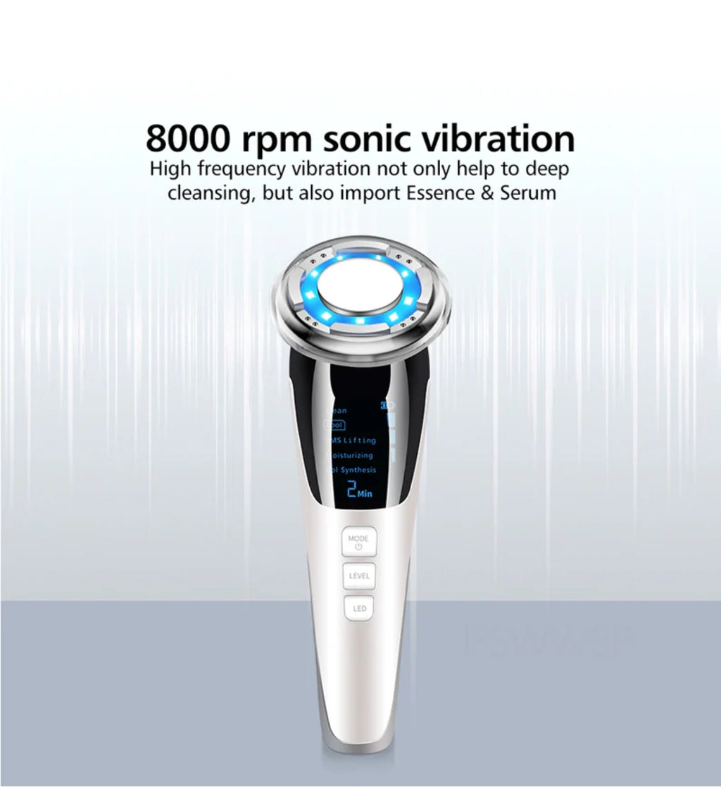 EMS Facial Massager Photon Light Therapy Skin Care Device
